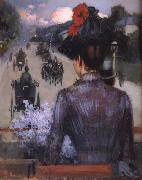 Sidney Starr The City Atlas oil painting